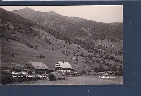 AK Gross Sölk Gasthaus Ödwirt Fleiss 1954