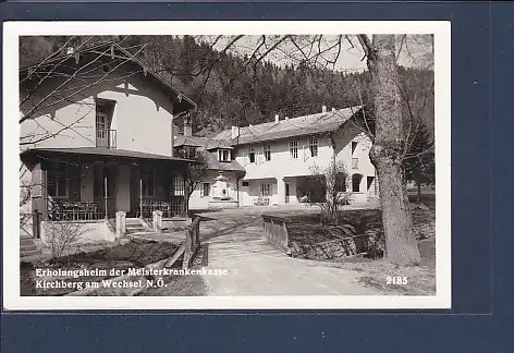 AK Erholungsheim der Meisterkrankenkasse Kirchberg am Wechsel 1962