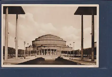AK Breslau Die Jahrhunderthalle 1931