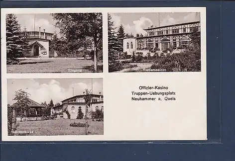 AK Offizier Kasino Truppen Uebungsplatz Neuhammer a. Queis 3.Ansichten 1935