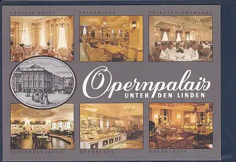 AK Opernpalais Unter den Linden 6.Ansichten 1990