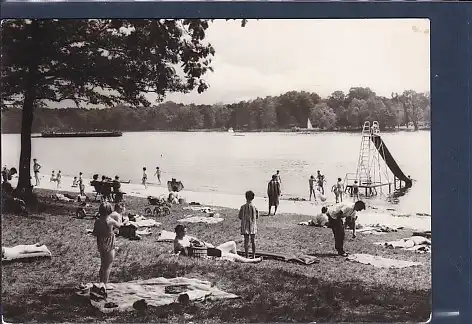 AK Oranienburg Freibad Lehnitzsee 1967