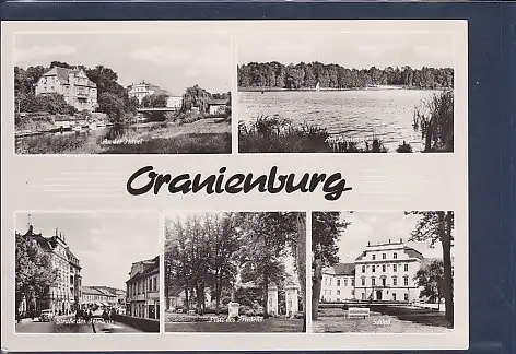 AK Oranienburg 5.Ansichten An der Havel - Straße des Friedens 1965