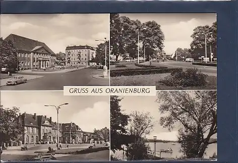 AK Gruss aus Oranienburg 4.Ansichten Bahnhof - Post 1971