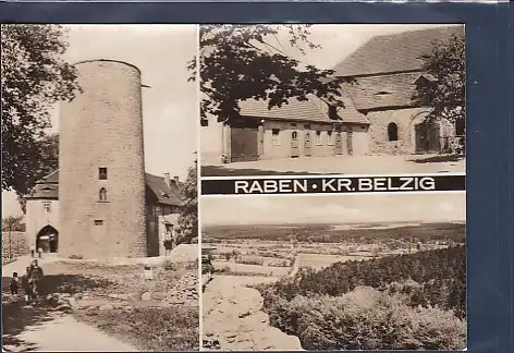 AK Raben Kr. Belzig 3.Ansichten Burg Rabenstein DJH 1975