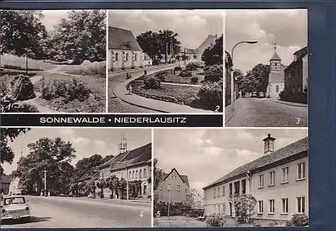 AK Sonnewalde Niederlausitz 5.Ansichten Polytechnische Oberschule 1973