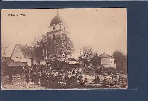 AK Rättviks kyrka 1920