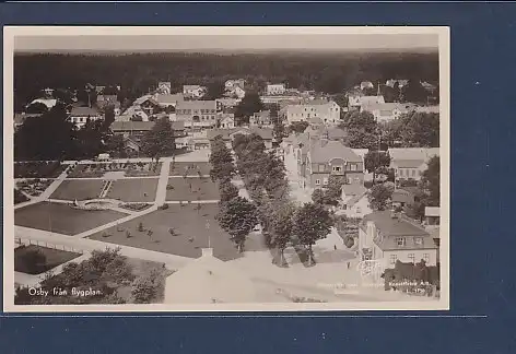 AK Osby fran flygplan 1940