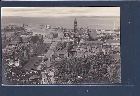 AK Halsingborg Ursikt fran Karnan 1950