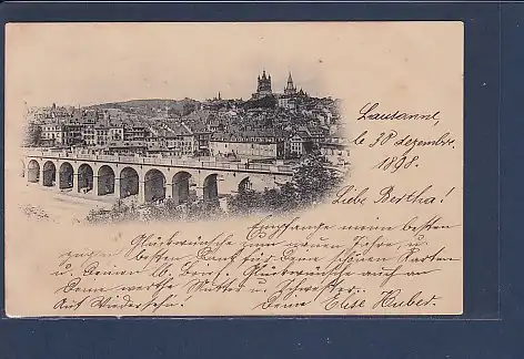 AK Lausanne 1898