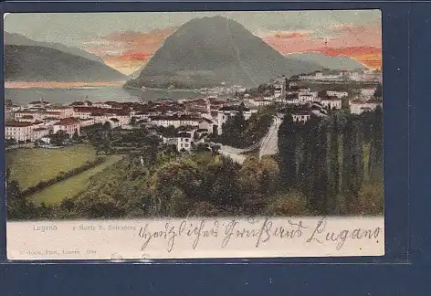 AK Lugano e Monte S. Salvadore 1904