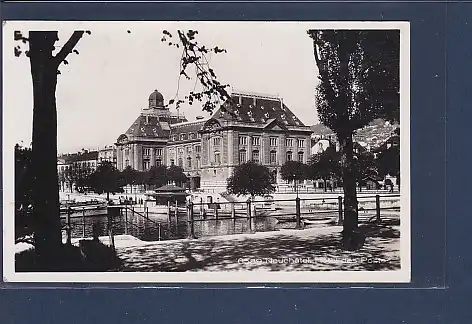 AK Neuchatel Hotel des Postes 1936