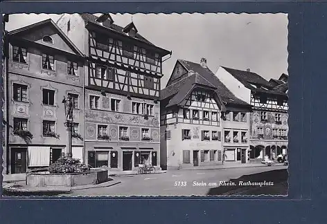 AK Stein am Rhein Rathausplatz 1950