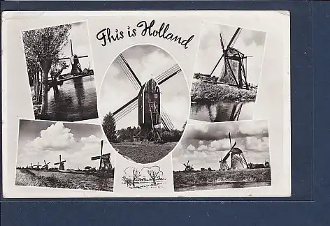 AK This is Holland 5.Ansichten 1960