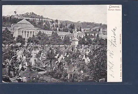 AK Genova Campo Santo 1908