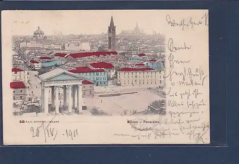 AK Milano - Panorama 1901