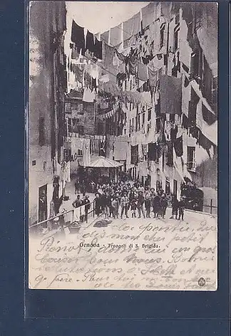 AK Genova - Truogoli di S. Brigida 1907