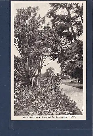 AK The Lovers Walk Botanical Gardens Sydney NSW 1920