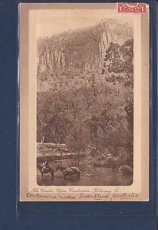 AK The Castles Upper Condamine Killarney 1912