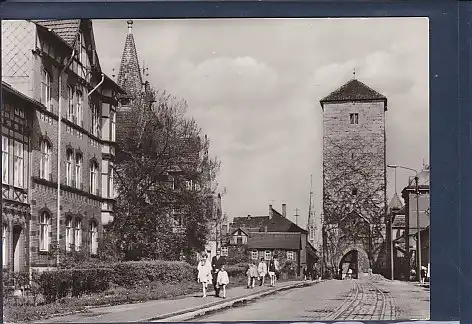 AK Mühlhausen Äußeres Frauentor in der Johannesstraße 1972