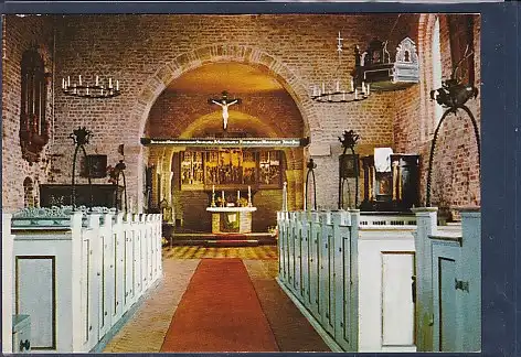 AK Nordseeinsel Pellworm Alte Kirche 1973