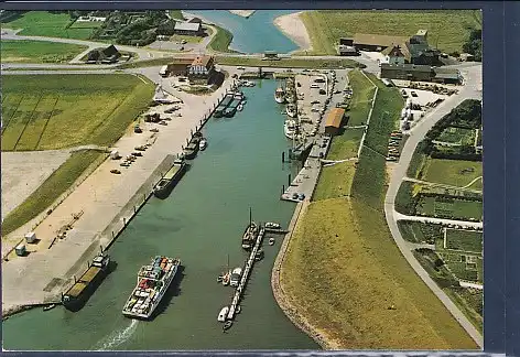 AK Nordseeinsel Pellworm Hafen 1970