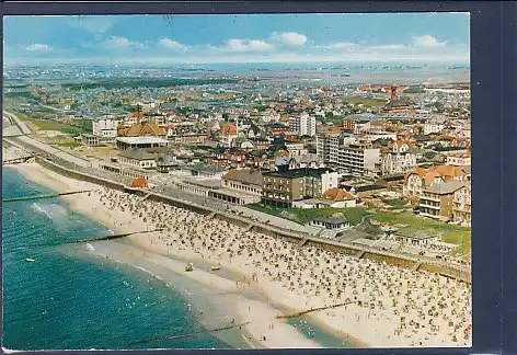 AK Westerland auf Sylt Luftaufnahme 1967