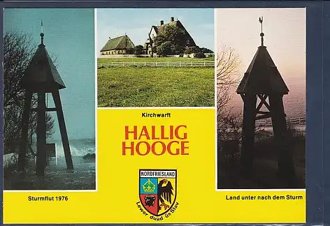 AK Hallig Hooge 3.Ansichten Kirchwarft 1980