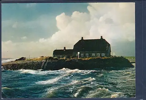 AK Hallig im Sturm 1968