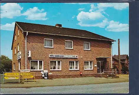 AK Hotel Restaurant Handelshof Wöhrden / Dithm. 1970