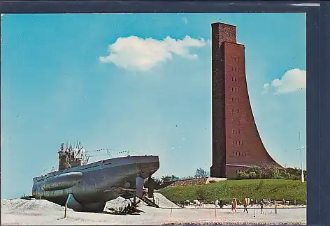 AK Ostseebad Laboe Marine Ehrenmal und U 995 1970