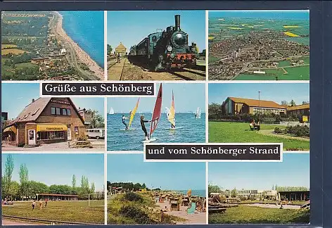 AK Grüße aus Schönberg und vom Schönberger Strand 9.Ansichten 1970