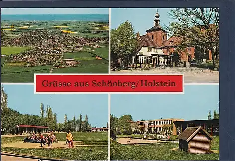 AK Grüsse aus Schönberg / Holstein 4.Ansichten 1970