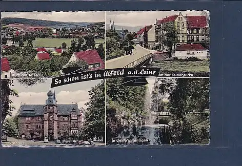 AK So schön ists in Alfeld a.d. Leine 4.Ansichten 1961