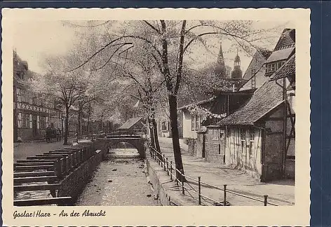 AK Goslar / Harz - An der Abzucht 1956