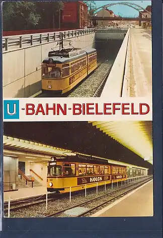 AK U-Bahn Bielefeld 2.Ansichten 1970