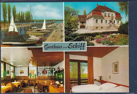 AK Gasthaus zum Schiff Moos / Bodensee 1970