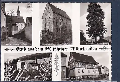 Gruß aus dem 850 jährige Mönchröden 5.Ansichten 1960