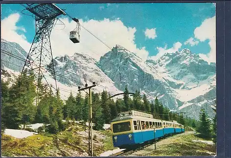 AK Zugspitz Zahnradbahn und neue Seilbahn 1970
