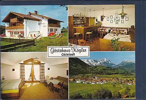 AK Gästehaus Kögler Ohlstadt 4.Ansichten 1980