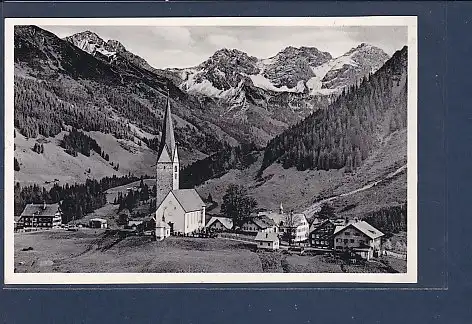 AK Mittelberg Kleinwalsertal mit Hochgehren Schüsser 1954