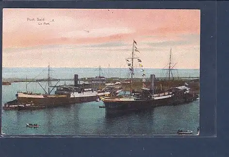 AK Port Said Le Port 1930