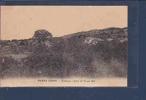 AK Sierra Leone - Freetown - View of Tower Hill 1940
