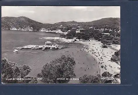 AK Camp De Mar ( Mallorca) Detalle de la Playa 1959