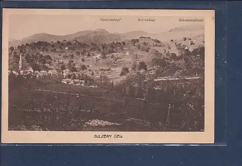 AK Sulzern i. / Els. Hoernleskopf - Barrenkopf 1930
