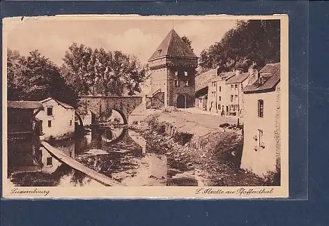 AK Luxembourg L´Alzette au Pfaffenthal 1930