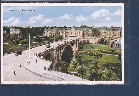 AK Luxembourg Pont Adolphe 1930