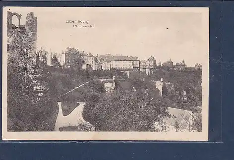AK Luxembourg L Hospice civil 1918