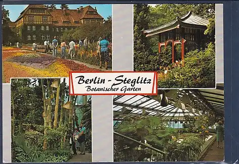 AK Berlin Steglitz Botanischer Garten 4.Ansichten 1984