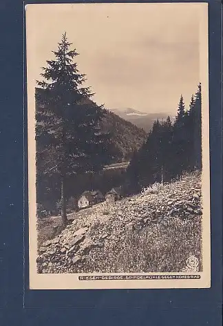 AK Riesen Gebirge Spindelmühle Gegen Hohes Rad 1924